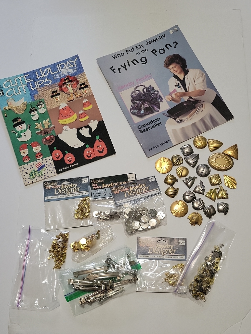 Friendly Plastic Books, Molds, Jewelry Backing.